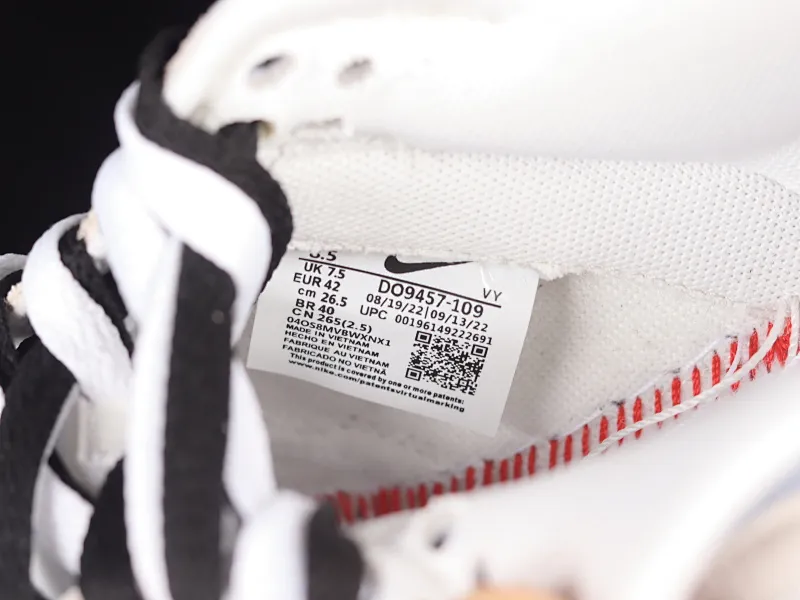 All categories Nk SB Dunk series Nk SB Dunk Low low-top sneakers Nk SB Dunk Low "85" white and gray double hook SB low-top sports and leisure sneakers DO9457-109
